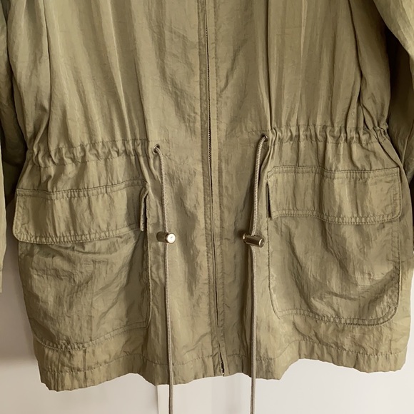 GAP HOODED JACKET WITH CINCH WAIST - Picture 5 of 14